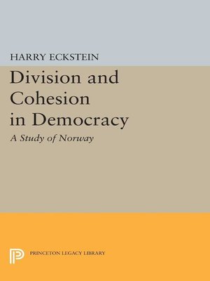 cover image of Division and Cohesion in Democracy